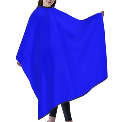 Custom Barber Cape Unisex Salon Hair Cutting Capes Add Your Image Logo Haircut Kit Personalized Stylist Tool - color: Blue