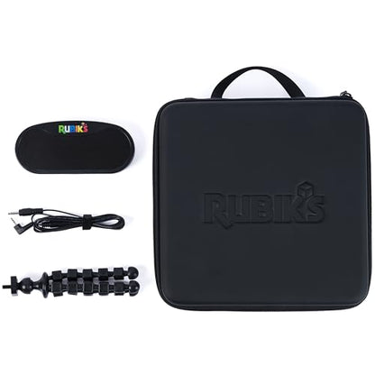 Rubik’s Cube, Mini Timer Display & Stand, Includes Case, Clear Display Device & Adjustable Stand for At-Home Speedcubing Practice, Brain Teaser Puzzle for Adults, Fidget Toy for Kids, Ages 8 & Up - color: Rubiks Mini Timer Stand, Includes Case