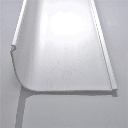 Beam Lighting Under Cabinet Light Cover Replacement | White Ribbed Acrylic Diffuser (Curved, 36") - size: 36 Inch, style: Curved