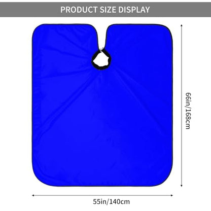 Custom Barber Cape Unisex Salon Hair Cutting Capes Add Your Image Logo Haircut Kit Personalized Stylist Tool - color: Blue