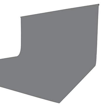 ISSUNTEX 5X7 ft Background Muslin Backdrop, Photo Studio, Collapsible High Density Screen for Video Photography and Television-Gray - color: Gray, size: 5X7 ft