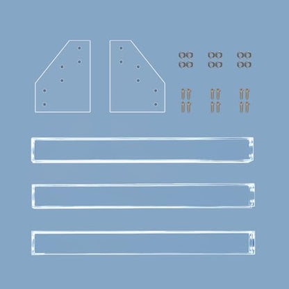 3 Layers Stand Shelf Holder Clear Acrylic Rack for Nail Polish Organizer Essential Oil Storage Sunglasses Makeup - style: 3 Layers