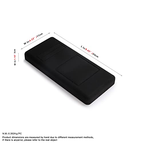 Oirlv Premium Black Microfiber Jewelry Display Tray Jewelry Display Set for Selling Showcase Jewelry Display Holder Small Jewelry Organizer Tray(TT07007) - size: Necklace+ring tray