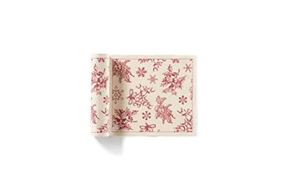 MY DRAP Luncheon Napkins 20 x 20 cm / 7.8" x 7.8" - (12 Per Roll, Recycled Cotton Natural Classic Xmas) - color: Recycled Cotton Classic Xmas
