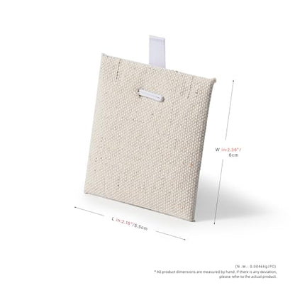 Oirlv 10 PCS Jewelry Display Cards Linen Earring Necklace Card for Selling - size: 10PCS Linen Jewelry Cards