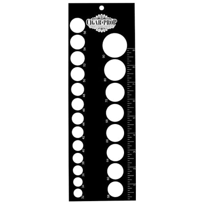 Flexible Impact Acrylic Cigar Ring Gauge Tool by Cigar prop