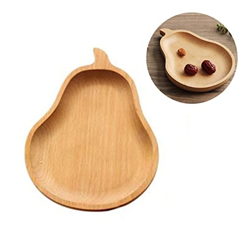 Japanese Style Wooden Snack Tray Natural Beech Wood Dessert Plate for Snacks Fruits and Photography Props Safe Odorless and Kitchen Accessory