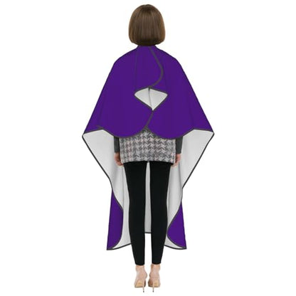 Custom Barber Cape Unisex Salon Hair Cutting Capes Add Your Image Logo Haircut Kit Personalized Stylist Tool - color: Indigo