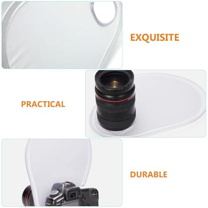 NUOBESTY 30cm Foldable Photography Reflective Board Light Diffuser Portable Mini Reflector for Still Life and Outdoor Studio Photo Lighting