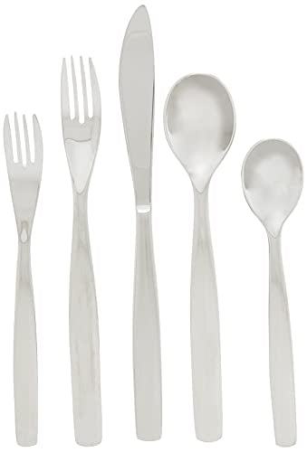 Ginkgo International Charlie 20-Piece Stainless Steel Flatware Place Setting, Service for 4 - size: 20-Piece