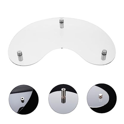 1pc Moon Platter Fruit Serving Plate Acrylic Tiered Tray Table Decor Photography Prop
