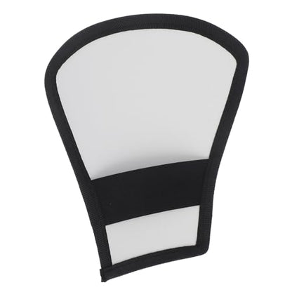 TEHAUX Universal Two Sides Flash Diffuser Softbox Reflector 7.87X7.28 Inch with Elastic Band Compatible with Speedlight 430Ex Ii 580Ex 600Ex Yn568Ex Yn565Ex Yn560 Ii Photography Light Modifier