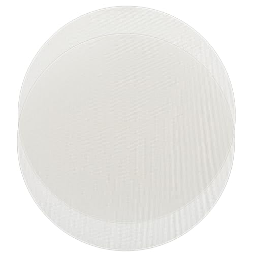 HOMSFOU 2pcs Lampshade Diffuser: 7 Inch Anti-Glare Soft Light Diffuser For Ceiling Lamps - Cloth Lampshade with Stickers For Nursery Bedroom Living Room (White) - color: White, size: 7.0in