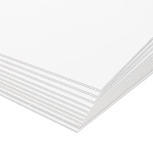 PATIKIL 7x5x0.08" Chipboard Sheets, 20Pcs 80PT Thick Book Board Binders Board Sturdy Bookbinding Supplies for Book Binding Cover, White - color: White, size: 7x5x0.08"