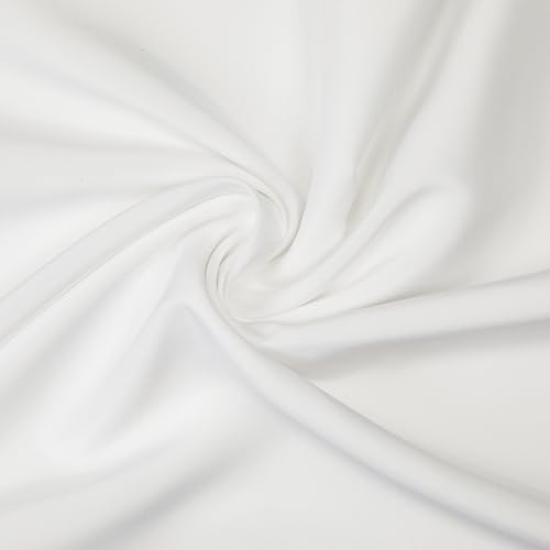 Gee Di Moda Cloth Napkins - 17 x 17 Inch White Dinner Napkins - Set of 12 Soft & Absorbent Washable Fabric Cloth Table Napkins with Hemmed Edges for Hotel Restaurant, Holiday Parties & Wedding - color: White