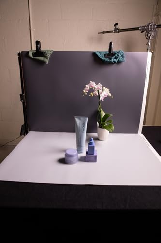 Bessie Bakes Black Tie Affair Solid Color Roll-Up 2 Feet x 3 Feet Photography Backdrops 4 Pack - color: Velvet, Jaguar, Kashmir, Debonaire