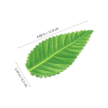 200pcs Reusable Sushi Plate Leaf Ornaments Green Artificial Leaves for Sashimi Dish Decoration Japanese Style Restaurant Sushi Decor for Cold Dishes and Food Photography