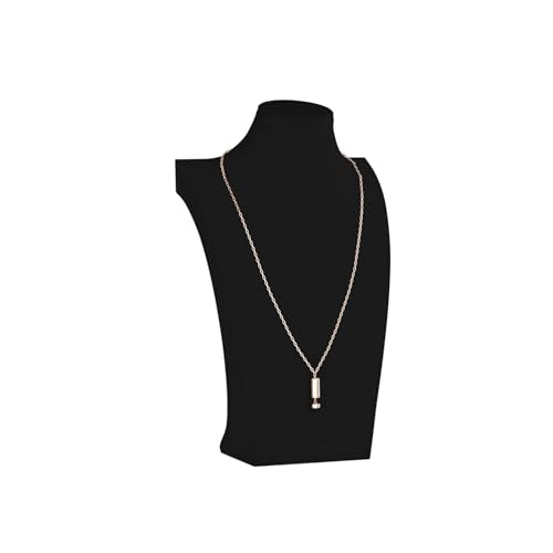 Necklace Bust Display Stand, Necklace Holder, Pendant Chain Necklace Organizer for Women (Black Velvet, S 1PCS) - color: Black Velvet, size: 9.4" Height (1pc)
