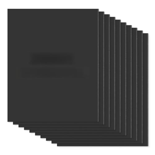 Mat Board Center Premium Black Foam Core Board - 16x20 Inches 3/16" Thick - 10 Pack - Acid-Free - Ideal for Mounting, Crafts, Art, and Presentations - color: Black, size: 16x20
