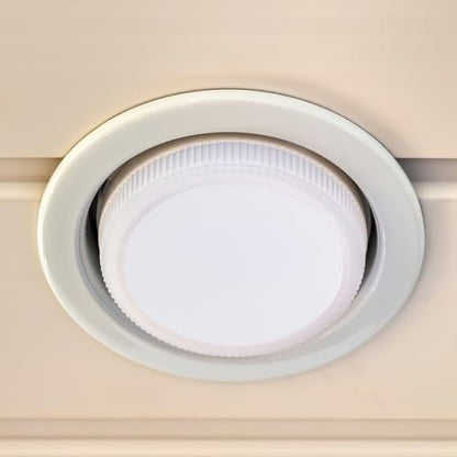 Hemobllo Ceiling Light Diffuser Covers - 6 Pcs 5 Inch Anti-Glare LED Downlight Diffuser Plastic Spotlight Diffuser Covers DIY Lighting Accessories for Ceiling Light LED Downlight Spotlight