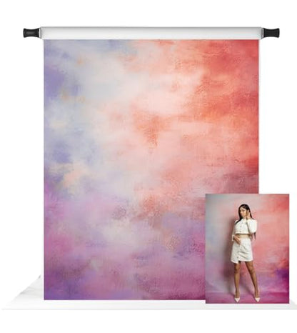 Kate Abstract Colorful Photo Backdrop Rustic Backdrop Texture Art Portrait Photography Backgrounds Photo Studio Props Pictures, 7X5ft - size: 7x5ft