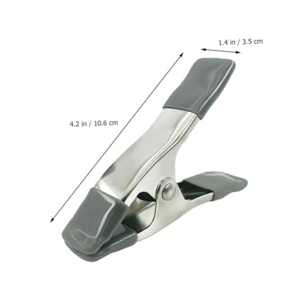 6pcs 4-inch Heavy Duty Muslin Spring Clamps for Background Photo Setup, Backdrop Fixing Clips for Photography and Video Shooting