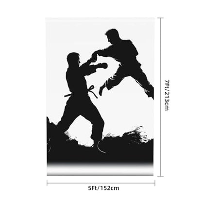 Kickboxing Backdrop Background for Photography 5x7ft Photobooth Professional Photo Backdrop Curtains Video Photography Studio Photo Backgrounds Banner Booth Background Screen Parties - color: Kickboxing