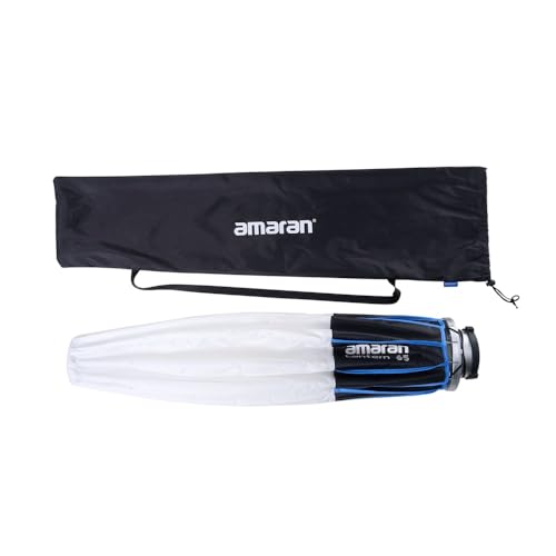 Amaran Lantern 65 Softbox,360 Soft Light Source Quick-Build Press Mount for Amaran COB Lights and Other Bowens Mount for 100d/200x/300c/150c/300x/300d - size: Medium