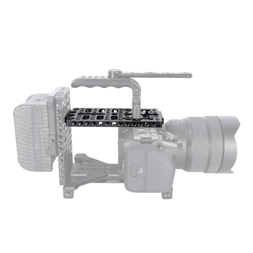 NICEYRIG Universal Cheese Plate Cinema Camera Mounting Cheeseplate Applicable for Sony FX3/FX30, BMPCC 6K Pro, URSA Mini, DSLR Cage Rig [Version 3] - 578