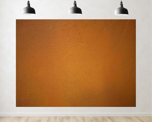 Trykid 10x6.5ft Terracotta Stucco Backdrop Textured Orange Wall Smooth Matte Finish Photography Background Rustic Exterior Tapestry Party Decoration Photo Studio Prop Fabric - size: 10x6.5ft