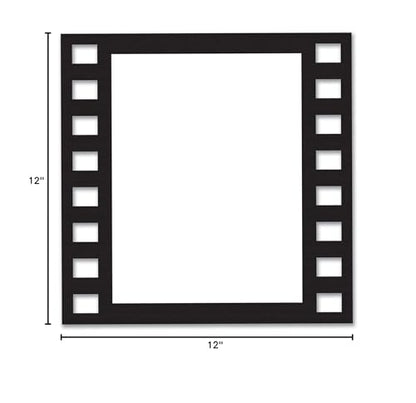 Beistle Black 5 Piece Filmstrip Photo Fun Frames, 12"