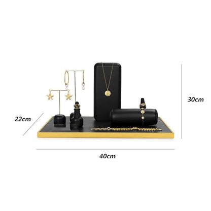 Jewelry Towers Light Luxury Jewelry Stand Ring Earrings Watch Counter Window Jewelry Display Shelf Photography Props Jewellery Stand Display