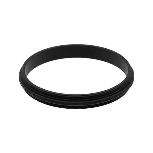 Aluminum Male to Male Lens Adapter Ring for Macro Photography 49-49mm, 49-52mm, 49-55mm, 49-58mm, 49-62mm, 49-67mm, 49-77mm, 49-82mm (49-49mm) - size: 49-49mm