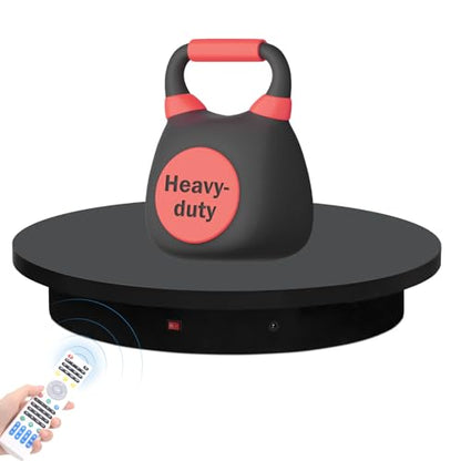 23.6In Remote Large Motorized electric turntable Rotating platform Photography Turntable Motorized lazy susan Base giratoria para for Photography,3D Scanner,Heavy duty display(Load Range:220~500lbs) - size: 23.6inch/Black/500lbs Load