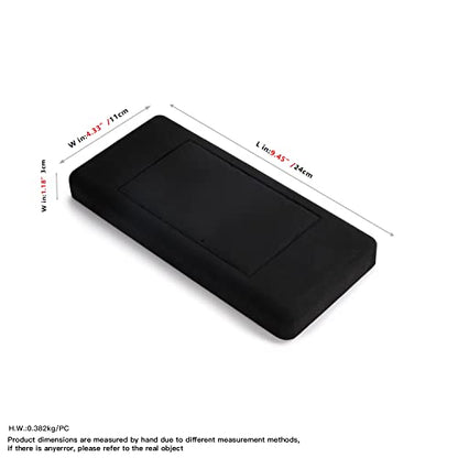 Oirlv Premium Black Microfiber Jewelry Display Tray Jewelry Display Stand for Selling Single Necklace Display Tray Necklace Holder(TT07003) - size: Necklace tray