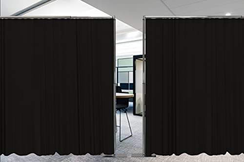 Adjustable Heavy Duty Portable 10FT X 20FT Pipe and Drape Backdrop Kit (Black Drape) Quick Set Up Without Tools for Wedding&Party&Event&Photography&Show&Display - size: 10FT x 20FT & Black Drape