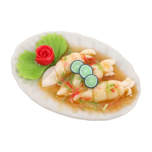 Ceramic Miniature Thai Cuisine Food Model for Dollhouse Decoration Realistic Accessories for Miniature Kits and Tiny Display Props