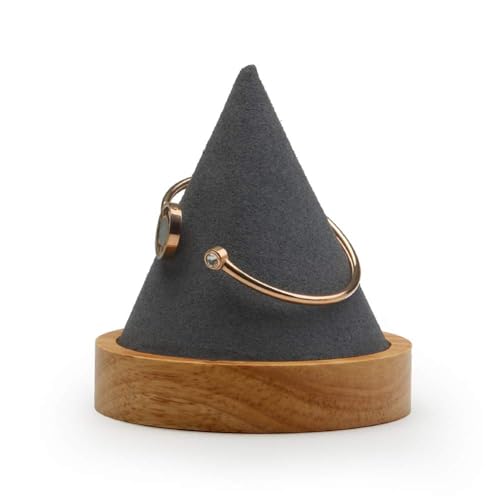 Jewelry Tray Solid Wood Display Stand Bangle Bracelet Watch Holder Jewelry Display Props Tray - color: WSM02402