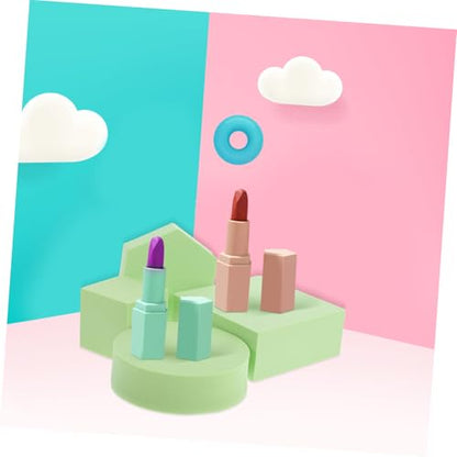 1 Set Small Geometric Photography Props Set Versatile Display Stand for Product Photography Jewelry Cosmetics Creative Backdrop Boards for Unique Arrangements - color: Green