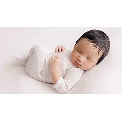Zeroest Newborn Photography Outfits - Boy & Girl Photoshoot Props (White 3#) - color: White 3#