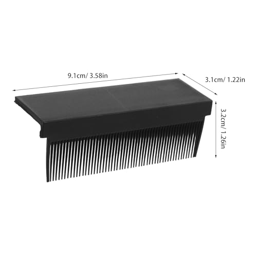 4pcs Comb Attachment for Flat Iron, Clip On Removable Hair Straightener Comb, Compact Straightening Hair Styling Tool for Women Men