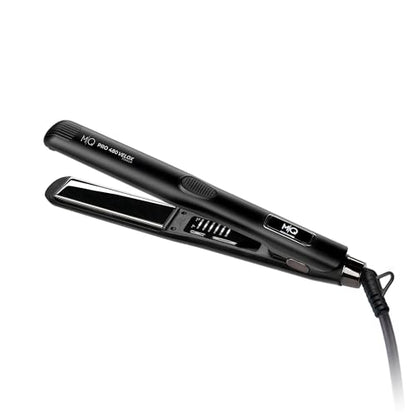 MQ Professional Hair Straightener - Pro 480 Velox Titanium Flat Iron - Brazilian Expertise - Fast Heating, Ergonomic Design – Ideal for Professional Use