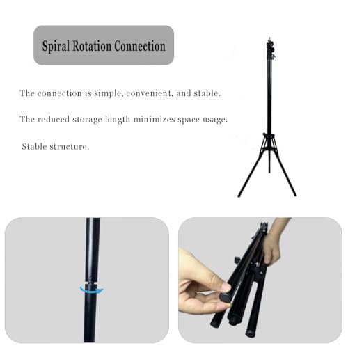 10x6.5ft Adjustable Photo Backdrop Stand Kit Portable Portrait & Studio Photography Backdrops Support with 4 Clamps, Carrying Bag Disassembly Banner Stand - color: 10x6.5ft-stand