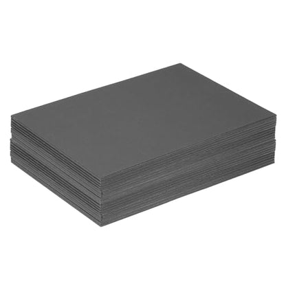 PATIKIL 7x5x0.08" Chipboard Sheets, 20Pcs 80PT Thick Book Board Binders Board Sturdy Bookbinding Supplies for Book Binding Cover, Black - color: Black, size: 7x5x0.08"