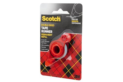 Scotch Double Sided Adhesive Tape Runner Refill, Permanent and Photo Safe, 0.31 x 49 Feet, 1-Pack - size: 49 Foot (Pack of 1)