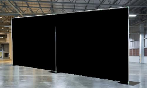 Adjustable Heavy Duty Portable 10FT X 20FT Pipe and Drape Backdrop Kit (Black Drape) Quick Set Up Without Tools for Wedding&Party&Event&Photography&Show&Display - size: 10FT x 20FT & Black Drape