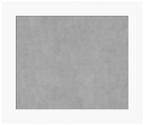 Amanti Art White Framed Magnetic Board 25x29 Medium Vision Board for use with Magnets, 100% Metal Sheet to Display Items as Office Decor or for Home Organization in mudroom, Kitchen or Kids Room - color: Basic White, size: 29"W x 25"H