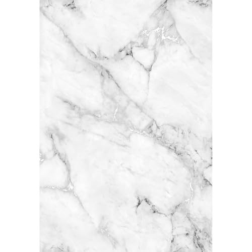 Main Street Peel and Stick Wallpaper Eco-Friendly Sheets 12 Pack, 11 X 16 Inch Carrara Marble Design, Wall Mural for Home Decor, Removable Wall Decor Wallpaper Peel and Stick for DIY Projects - style: Carrara Marble Design SCF