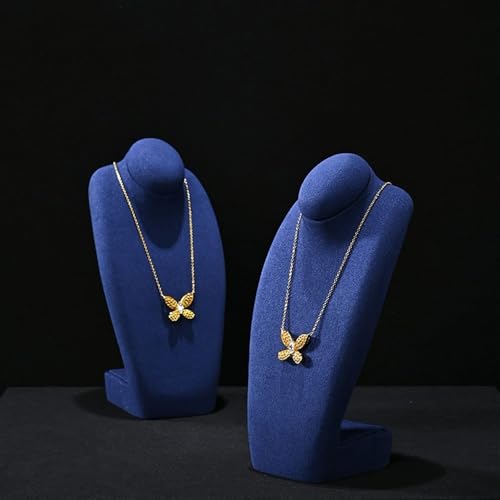 Jewellery Stand Microfiber Bust Jewelry Display Stand Necklace Display Props Necklace Stand Light Luxury Store Display Stand Jewellery Holder