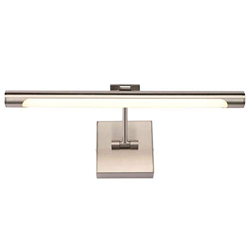 Joosenhouse Single Arm LED Picture Lights 16.53 Inch, Full Metal Artwork Lamp with Rotatable Sconces Lamp Head, 7W (45W Eqv.), Hardwired Connection, 3000K Warm White 560Lm, Brushed Nickel Finish… - color: Nickel, size: Non-Dimmable 16.53" Long